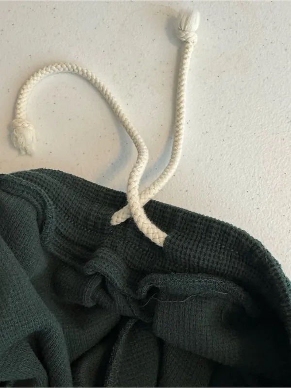 Parke‎ Waffle Unisex Pants Forest green size xs streetwear Athleisure lounge - Image 6