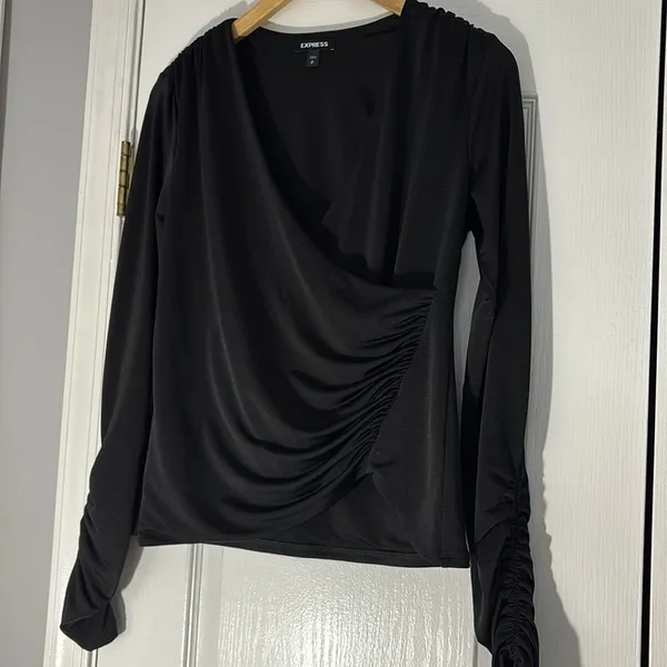 NWOT Faux wrap style top - Image 2