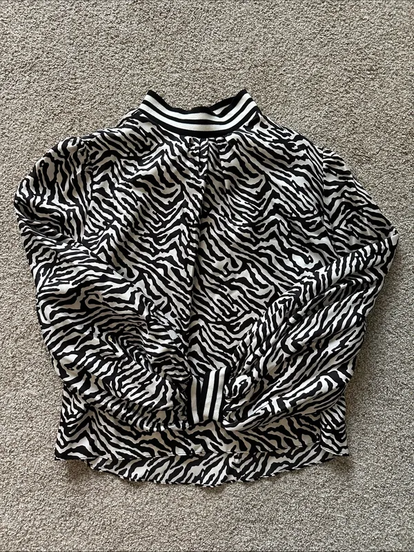 Hunter Bell Sydney Zebra Print Mock Neck Top - Image 4