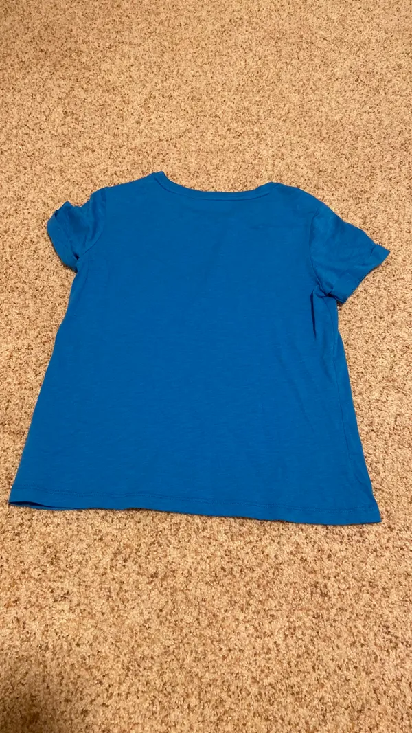 Blue Flowy Top - Image 2