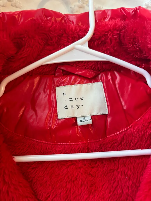 A New Day Red Puffer Vest - Image 4