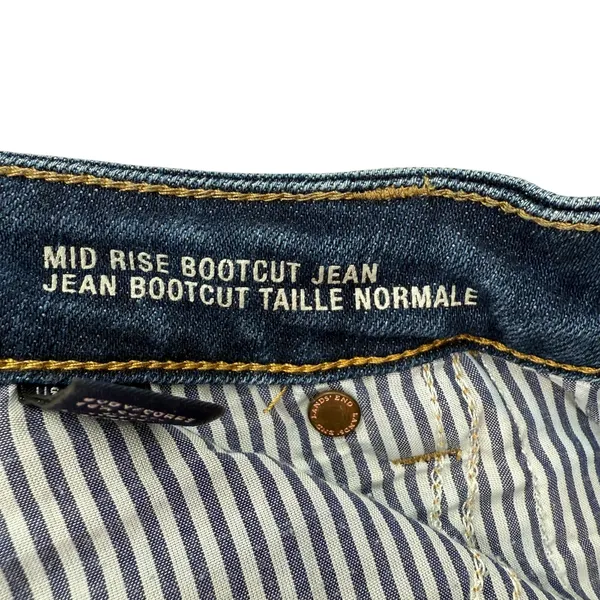 Lands' End Size 12 Mid Rise‎ Bootcut Jeans Denim Pants Blue Not Distressed - Image 4