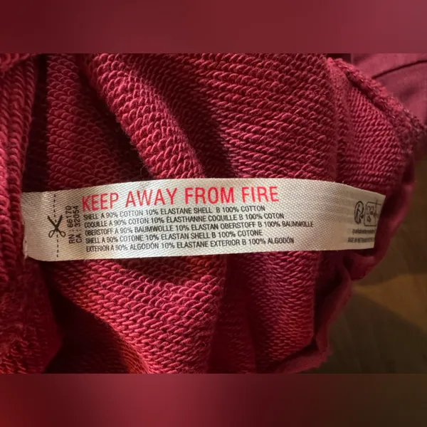 Free People Inbound Onesie crimson red size large NWT - Image 7