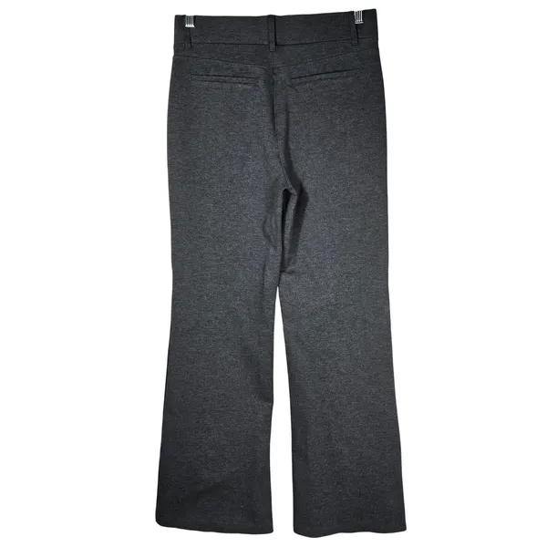 Quince Ultra-Stretch Ponte Flare Leg Pants‎ Charcoal Gray Womens Size Medium - Image 2