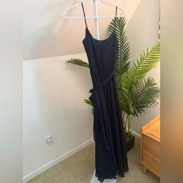 Amsale Campbell Navy Gown 2‎ Blue - Image 4