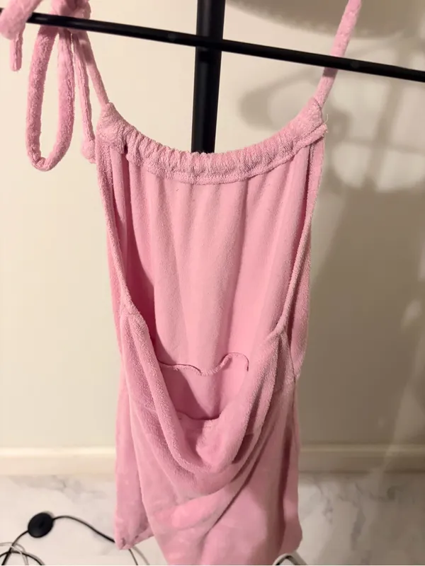 Forever 21 Light Pink Terry Slip Chemise - Image 5