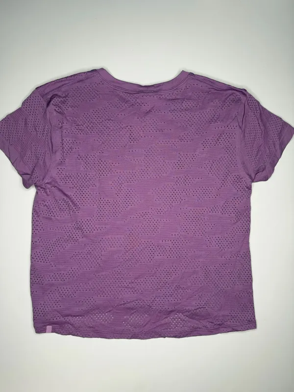 Lululemon Short Sleeve Mesh Breathable Purple - Image 6