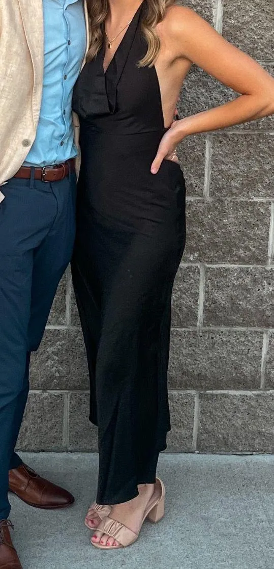 Backless Halter Dress - Image 3