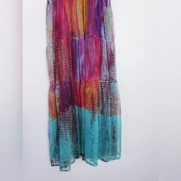 Anthropologie Lola P. Boho Tie Dye Maxi - Image 7