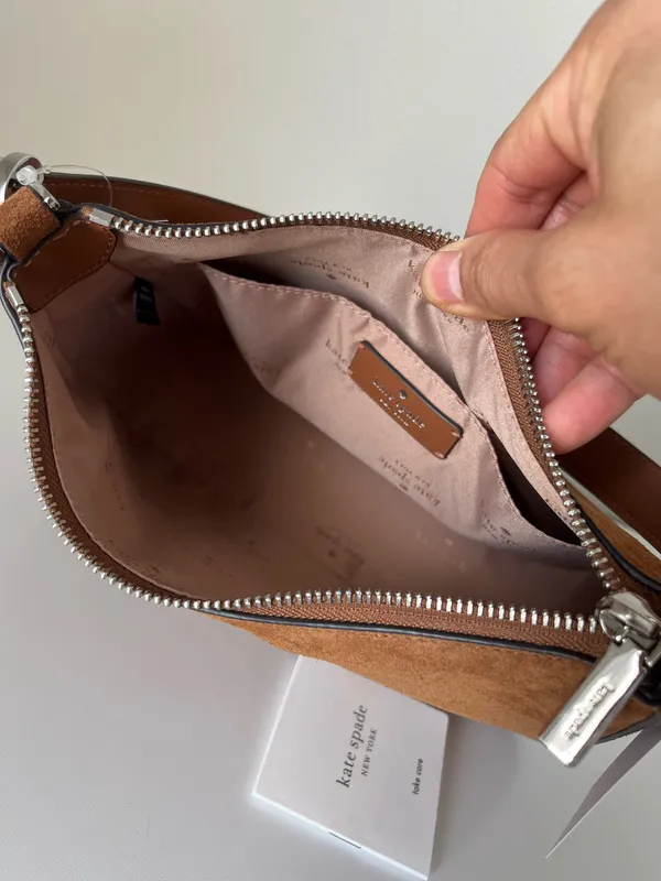 Kate Spade Margot Suede Medium Shoulder Bag - Image 9