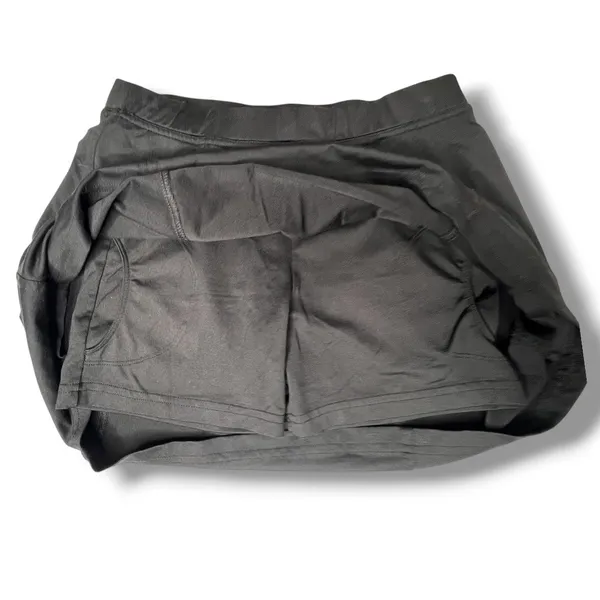 Vintage Tail Black Tennis Skirt Skort Athletic Work Zip Pocket Medium - Image 2