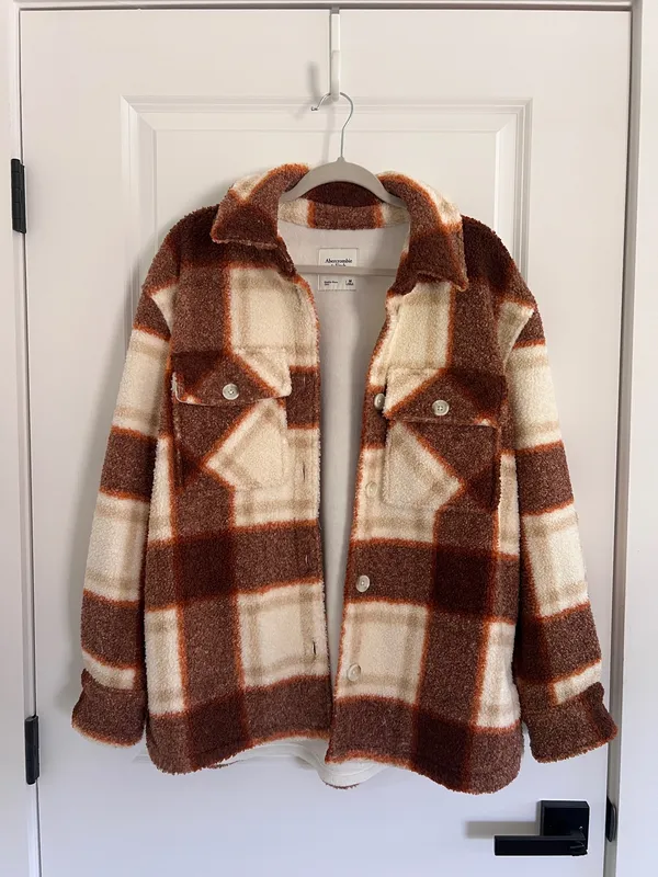 Abercrombie Fuzzy Jacket - Image 2
