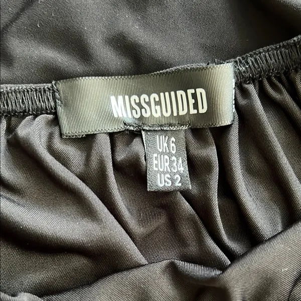 Missguided one sleeve asymmetrical bodysuit. Size 2. Never‎ wore. - Image 3