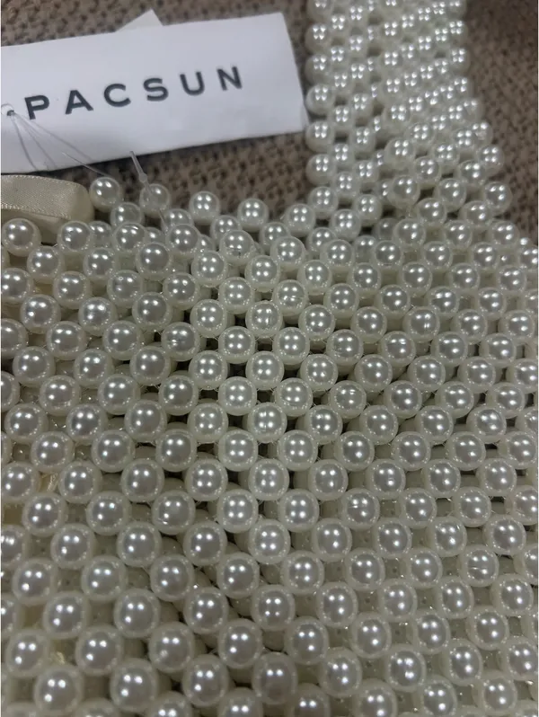 PacSun Pearl Top Crop - Image 2