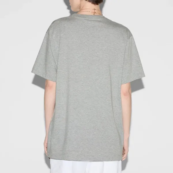 GUCCI logo web stripe printed tee shirt top - Image 3