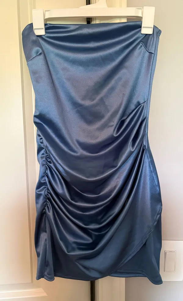 Windsor Strapless blue mini dress - Image 2