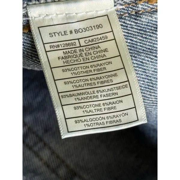 Steve‎ Madden Haniel High-Rise Barrel-Leg Jeans Womens ~Small/medium Blue Denim - Image 5