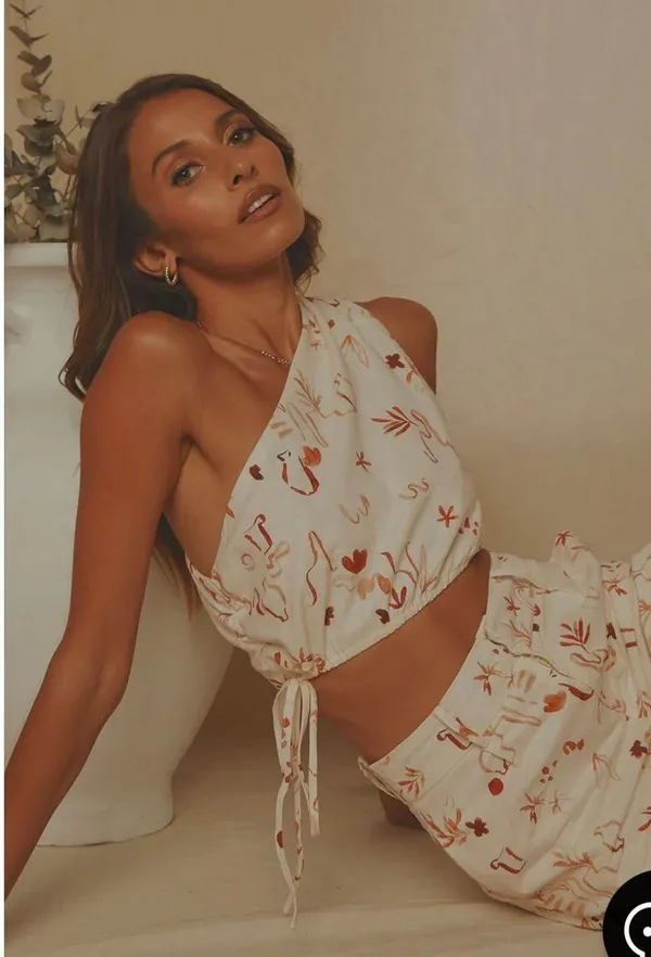 Pepper Mayo One Shoulder Top - Image 2