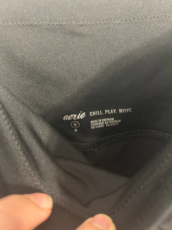 Aerie Black Leggings with Pockets - Image 4