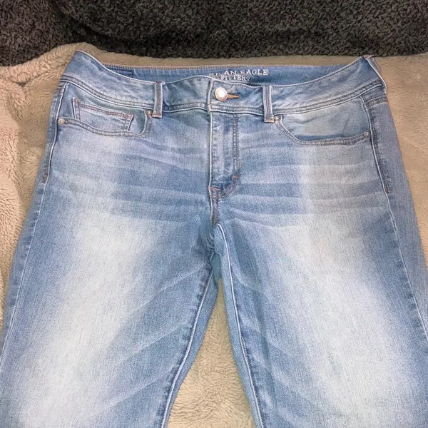 American Eagle Super Stretch Kick Boot Jeans, Size 14 - Image 2