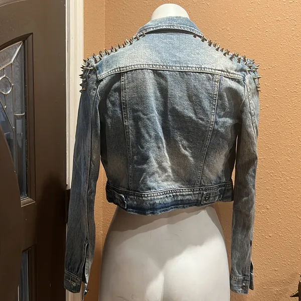 Ziot and delicious blue denim crop jacket - Image 5