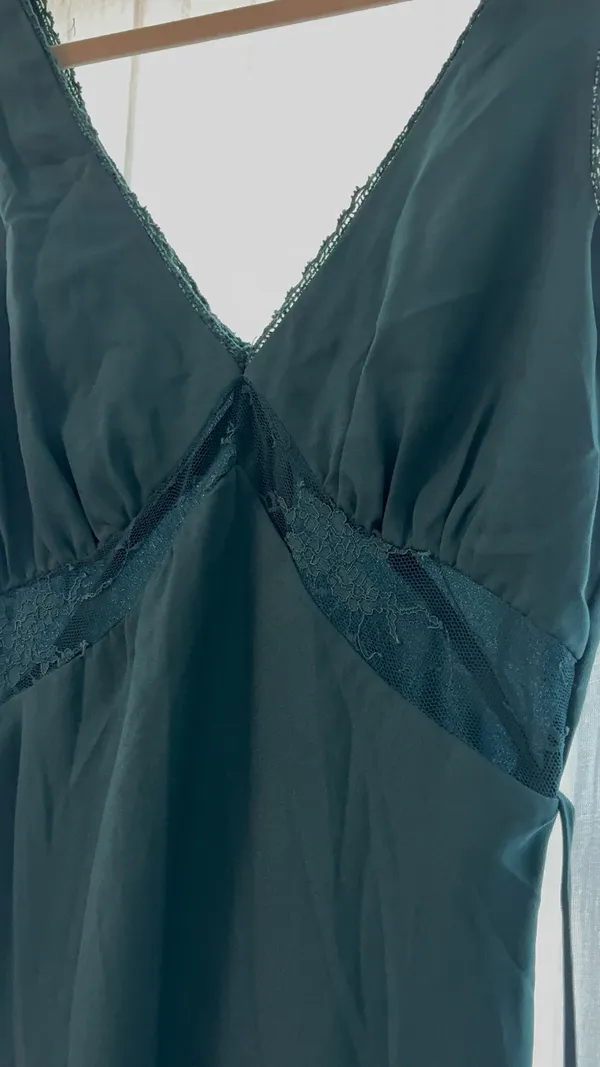 Wild Fable Dress with mesh detail. Such a beautiful color! - Image 2