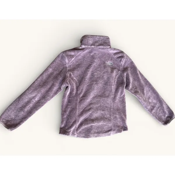 The North Face Sherpa Jacket Womens M Mauve Teddy Fleece Full‎ Zip Cozy Coat - Image 2