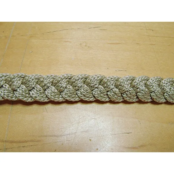 Braided Fringe Beaded Boho Waist Belt Beige Brown Thin Dress Macrame Rope Gypsy - Image 5