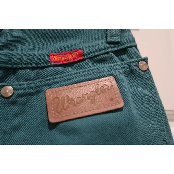 Wrangler Vintage Women's Teal High Rise Jeans USA Made Straight Leg 90s‎ Cowgirl - Image 6