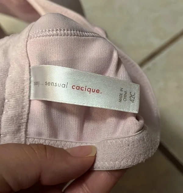 Cacique 42C Light Purple Bra Lane Bryant - Image 3