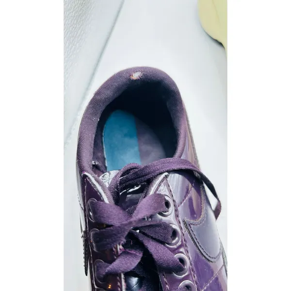 Nike Ruby Rose Blazer Premium Port Wine color patent leather sneakers loafer sz6 - Image 5