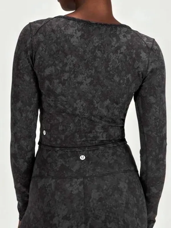 Lululemon Wunder Train Cropped Long Sleeve Shirt - Image 2