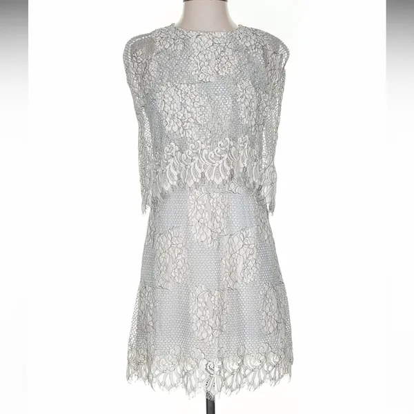 Elliatt Reflections Cape Lace‎ Mini Dress Size Small - Image 16