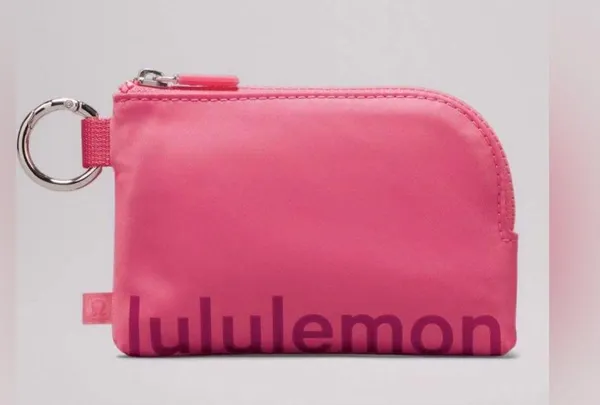 Lululemon Athletica Pink Zipper Pouch - Image 2