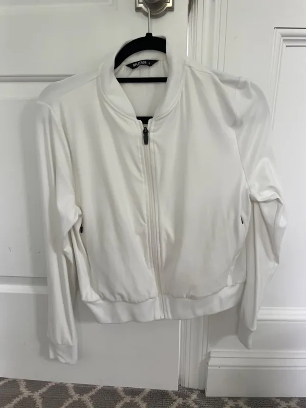Splits59 AIRWEIGHT BOMBER JACKET IN WHITE SIZE S! - Image 3