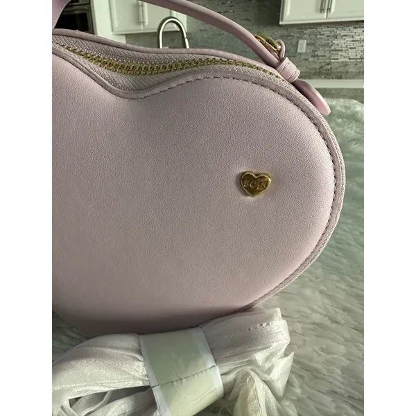 NWT Stoney Clover Lane heart-shaped Lilac Crossbody Bag Handbag - Image 2