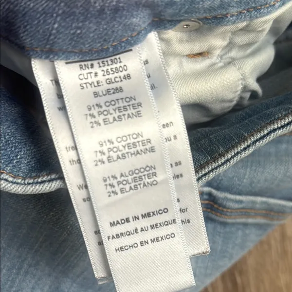 Good American Blue Skinny Jeans 18 with Light Wash Good Legs High Rise - Image 6