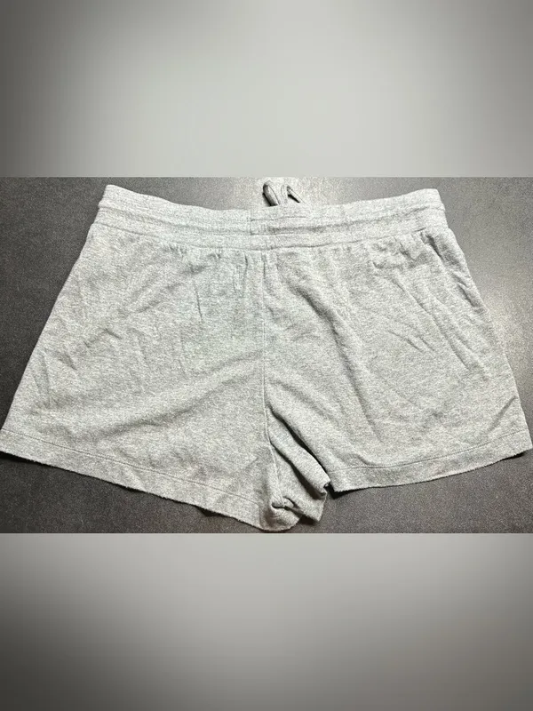 Madewell MWL Women’s Size L Breeze Drawstring Heather Grey Shorts - Image 4