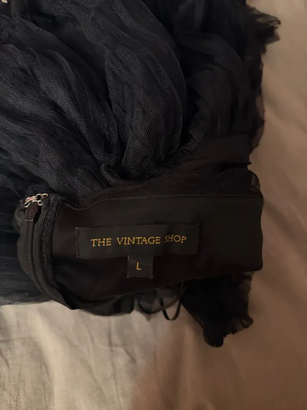 The Vintage Shop Black dress - Image 3