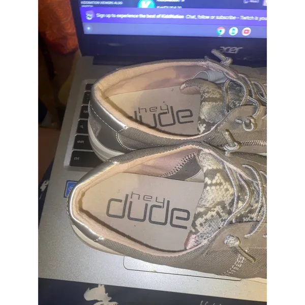hey dude karina sliver python size 8 - Image 7