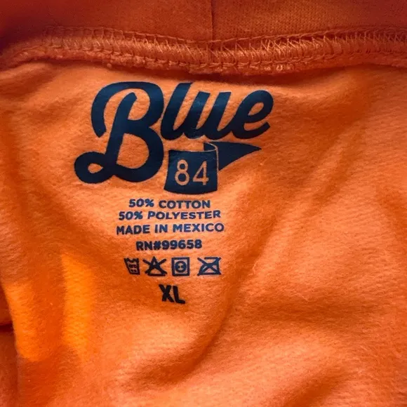 Blue 84 Auburn Tigers Orange Hoodie - Image 5