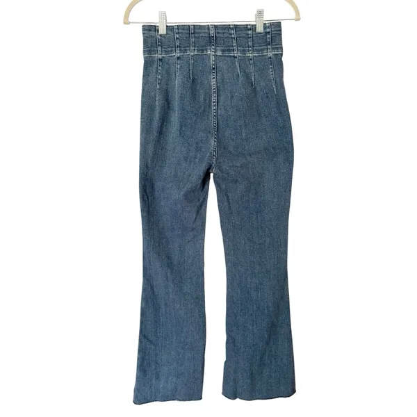Free People We The Free Jayde High Rise Flare Jeans Size 27 - Image 5