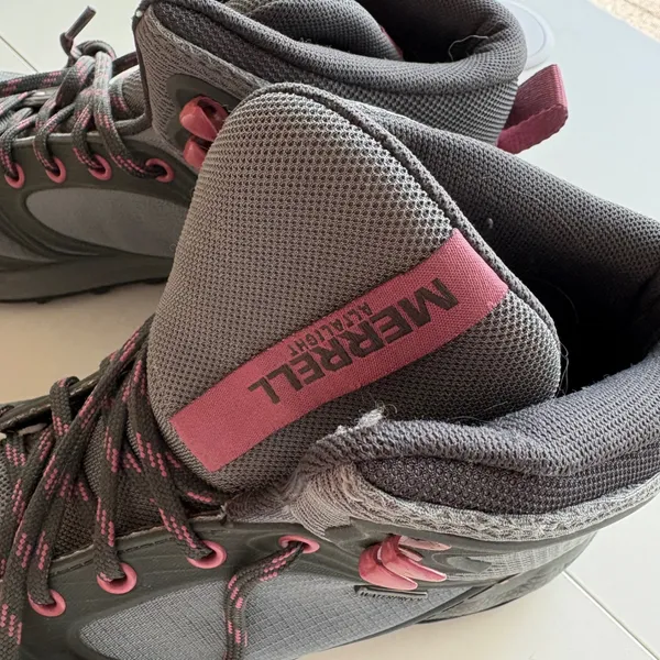Merrell Altalight Mid Waterproof Hiking Boots Womens 9.5‎ Gray Pink J034218 - Image 8