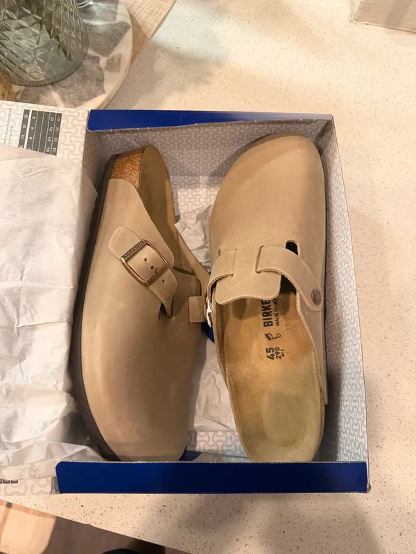 Birkenstock Boston Oiled Leather Tobacco Brown - Image 5