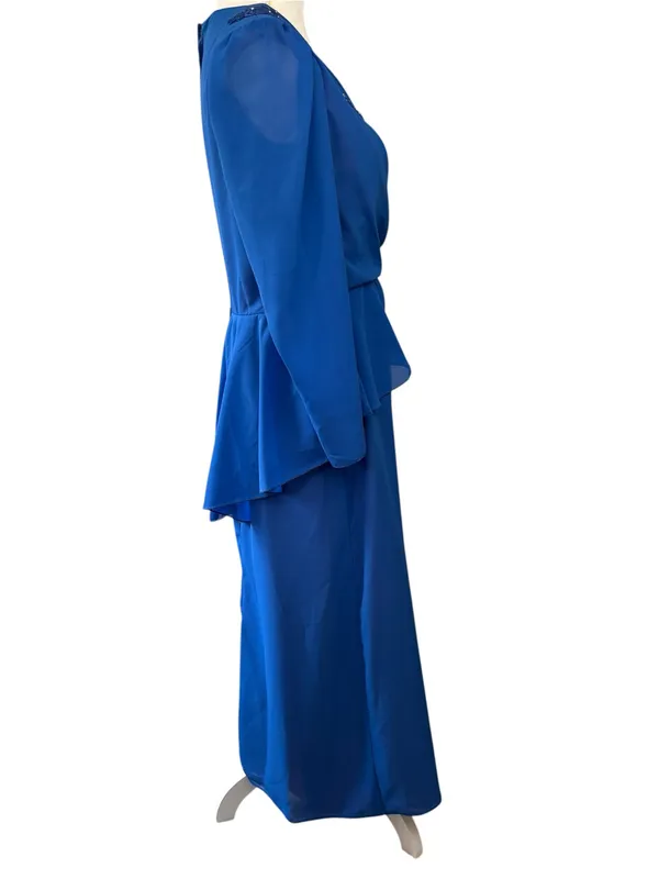 Vintage Sylvia Ann formal dress, size 8, vintage, wedding, prom, party, 80s - Image 5