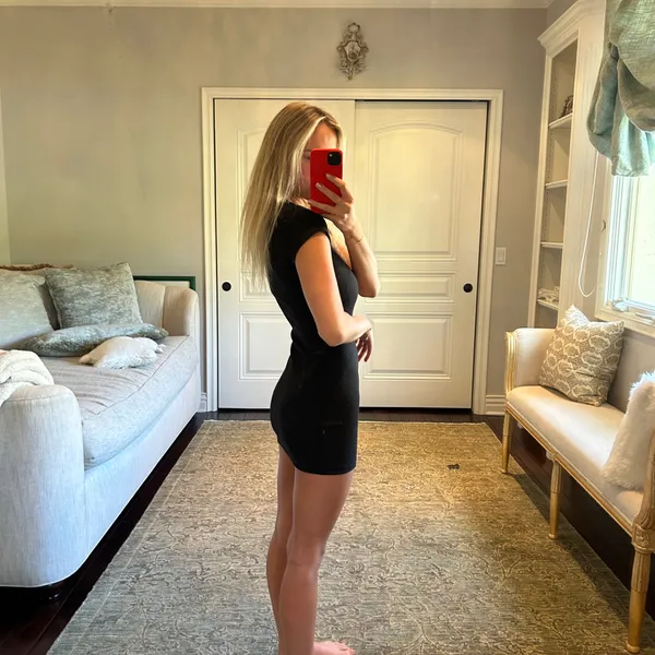 Black Princess Polly Mini Dress  - Image 3