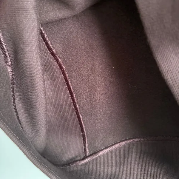 lululemon Scuba Long-Sleeve Dress Size 10 Espresso Brown Fleece Sweatshirt NWOT - Image 7