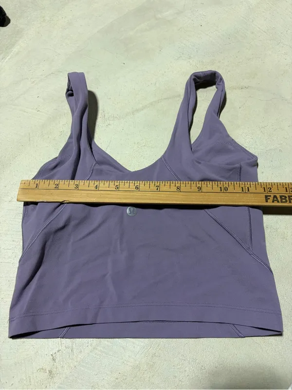 Lululemon align Purple Crop Active Tank 2 - Image 6