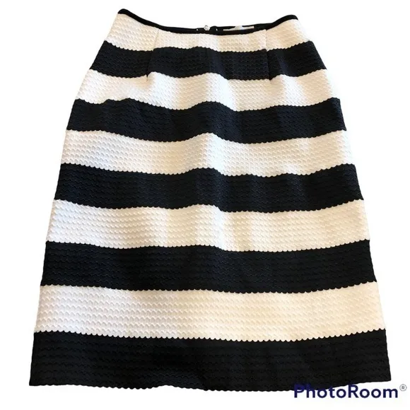 ALTAR’D STATE BLACK WHITE Business casual STRIPED SKIRT S - Image 2