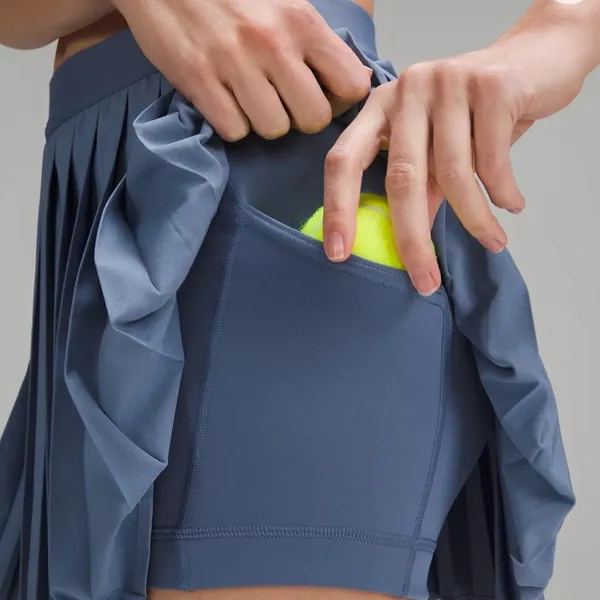 Lululemon Women’s High-Rise Pleated Tennis Skirt Skort in Oasis Blue Size 10 - Image 4